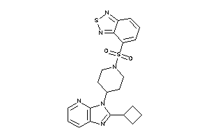4-[4-(2-cyclobutylimidazo[4,5-b]pyridin-3-yl)piperidino]sulfonylpiazthiole