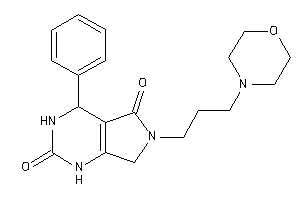 6-(3-morpholinopropyl)-4-phenyl-1,3,4,7-tetrahydropyrrolo[3,4-d]pyrimidine-2,5-quinone