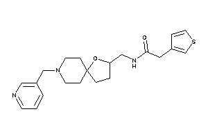 Image of N-[[8-(3-pyridylmethyl)-4-oxa-8-azaspiro[4.5]decan-3-yl]methyl]-2-(3-thienyl)acetamide