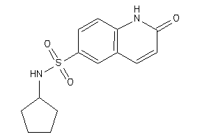 N-cyclopentyl-2-keto-1H-quinoline-6-sulfonamide