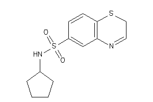 N-cyclopentyl-2H-1,4-benzothiazine-6-sulfonamide