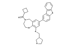 Cyclobutyl-[7-dibenzothiophen-2-yl-9-(tetrahydrofuran-3-ylmethoxy)-3,5-dihydro-2H-1,4-benzoxazepin-4-yl]methanone