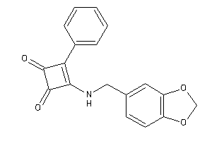 3-phenyl-4-(piperonylamino)cyclobut-3-ene-1,2-quinone