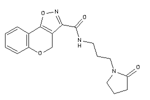 N-[3-(2-ketopyrrolidino)propyl]-4H-chromeno[3,4-d]isoxazole-3-carboxamide