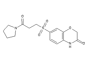 7-(3-keto-3-pyrrolidino-propyl)sulfonyl-4H-1,4-benzoxazin-3-one