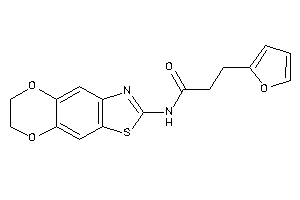 N-(6,7-dihydro-[1,4]dioxino[2,3-f][1,3]benzothiazol-2-yl)-3-(2-furyl)propionamide