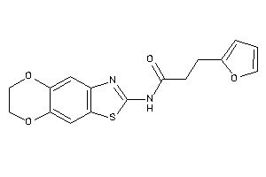 Image of N-(6,7-dihydro-[1,4]dioxino[2,3-f][1,3]benzothiazol-2-yl)-3-(2-furyl)propionamide