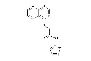 N-isoxazol-5-yl-2-(quinazolin-4-ylthio)acetamide