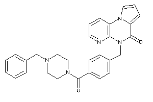 [4-(4-benzylpiperazine-1-carbonyl)benzyl]BLAHone
