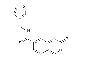 Image of N-(isoxazol-3-ylmethyl)-2-thioxo-3H-quinazoline-7-carboxamide