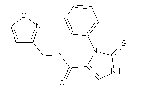 N-(isoxazol-3-ylmethyl)-3-phenyl-2-thioxo-4-imidazoline-4-carboxamide