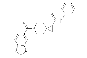 N-phenyl-6-piperonyloyl-6-azaspiro[2.5]octane-2-carboxamide