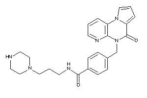 4-[(ketoBLAHyl)methyl]-N-(3-piperazinopropyl)benzamide