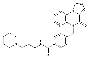 4-[(ketoBLAHyl)methyl]-N-(3-piperidinopropyl)benzamide