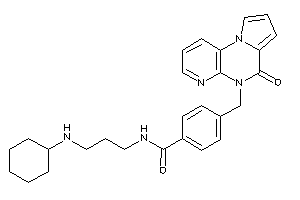 N-[3-(cyclohexylamino)propyl]-4-[(ketoBLAHyl)methyl]benzamide