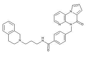 N-[3-(3,4-dihydro-1H-isoquinolin-2-yl)propyl]-4-[(ketoBLAHyl)methyl]benzamide