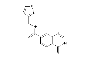 N-(isoxazol-3-ylmethyl)-4-keto-3H-quinazoline-7-carboxamide