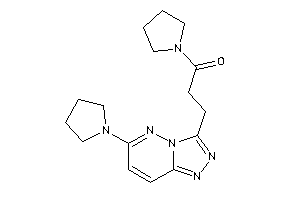 1-pyrrolidino-3-(6-pyrrolidino-[1,2,4]triazolo[3,4-f]pyridazin-3-yl)propan-1-one