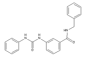 N-benzyl-3-(phenylcarbamoylamino)benzamide