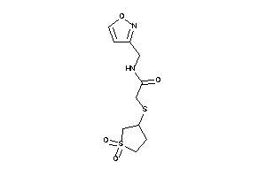 2-[(1,1-diketothiolan-3-yl)thio]-N-(isoxazol-3-ylmethyl)acetamide