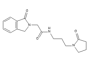 2-(1-ketoisoindolin-2-yl)-N-[3-(2-ketopyrrolidino)propyl]acetamide