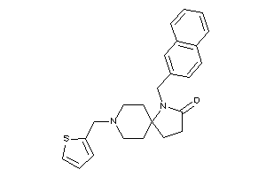 4-(2-naphthylmethyl)-8-(2-thenyl)-4,8-diazaspiro[4.5]decan-3-one