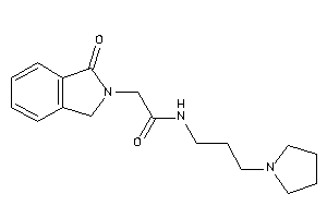 2-(1-ketoisoindolin-2-yl)-N-(3-pyrrolidinopropyl)acetamide
