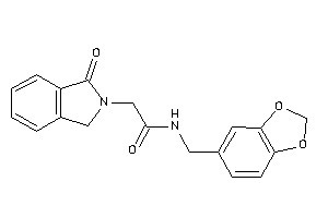 2-(1-ketoisoindolin-2-yl)-N-piperonyl-acetamide