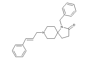 4-benzyl-8-cinnamyl-4,8-diazaspiro[4.5]decan-3-one