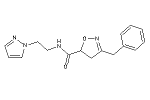 3-benzyl-N-(2-pyrazol-1-ylethyl)-2-isoxazoline-5-carboxamide