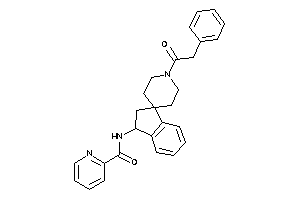 N-[1'-(2-phenylacetyl)spiro[indane-3,4'-piperidine]-1-yl]picolinamide