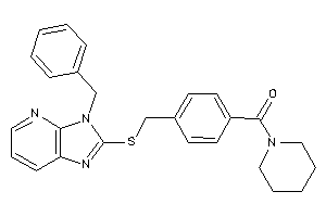 [4-[[(3-benzylimidazo[4,5-b]pyridin-2-yl)thio]methyl]phenyl]-piperidino-methanone