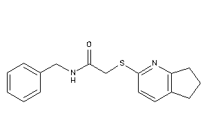 N-benzyl-2-(1-pyrindan-2-ylthio)acetamide