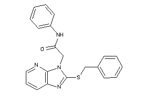 2-[2-(benzylthio)imidazo[4,5-b]pyridin-3-yl]-N-phenyl-acetamide