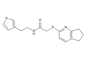 2-(1-pyrindan-2-ylthio)-N-[2-(3-thienyl)ethyl]acetamide