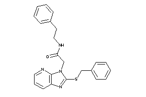 2-[2-(benzylthio)imidazo[4,5-b]pyridin-3-yl]-N-phenethyl-acetamide