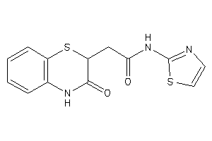 2-(3-keto-4H-1,4-benzothiazin-2-yl)-N-thiazol-2-yl-acetamide