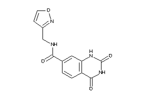 N-(isoxazol-3-ylmethyl)-2,4-diketo-1H-quinazoline-7-carboxamide