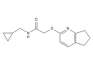 N-(cyclopropylmethyl)-2-(1-pyrindan-2-ylthio)acetamide