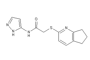 N-(1H-pyrazol-5-yl)-2-(1-pyrindan-2-ylthio)acetamide