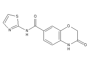 3-keto-N-thiazol-2-yl-4H-1,4-benzoxazine-7-carboxamide