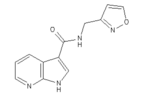 Image of N-(isoxazol-3-ylmethyl)-1H-pyrrolo[2,3-b]pyridine-3-carboxamide