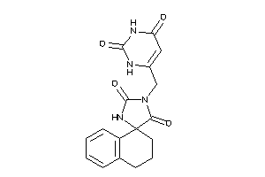 3-[(2,4-diketo-1H-pyrimidin-6-yl)methyl]spiro[imidazolidine-5,1'-tetralin]-2,4-quinone