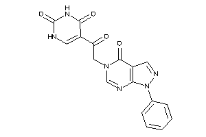 5-[2-(4-keto-1-phenyl-pyrazolo[3,4-d]pyrimidin-5-yl)acetyl]uracil