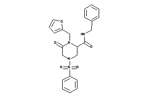 N-benzyl-4-besyl-1-(2-furfuryl)-6-keto-piperazine-2-carboxamide