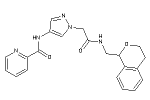 N-[1-[2-(isochroman-1-ylmethylamino)-2-keto-ethyl]pyrazol-4-yl]picolinamide
