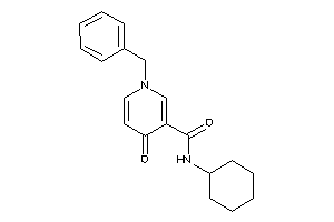 1-benzyl-N-cyclohexyl-4-keto-nicotinamide