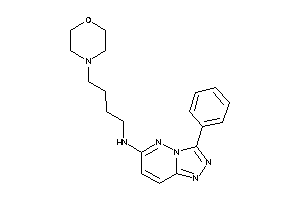 4-morpholinobutyl-(3-phenyl-[1,2,4]triazolo[3,4-f]pyridazin-6-yl)amine