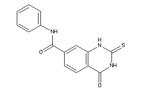 4-keto-N-phenyl-2-thioxo-1H-quinazoline-7-carboxamide