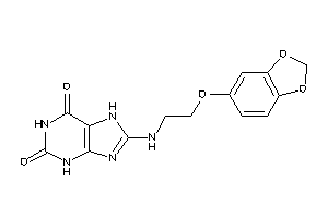 8-[2-(1,3-benzodioxol-5-yloxy)ethylamino]-7H-xanthine